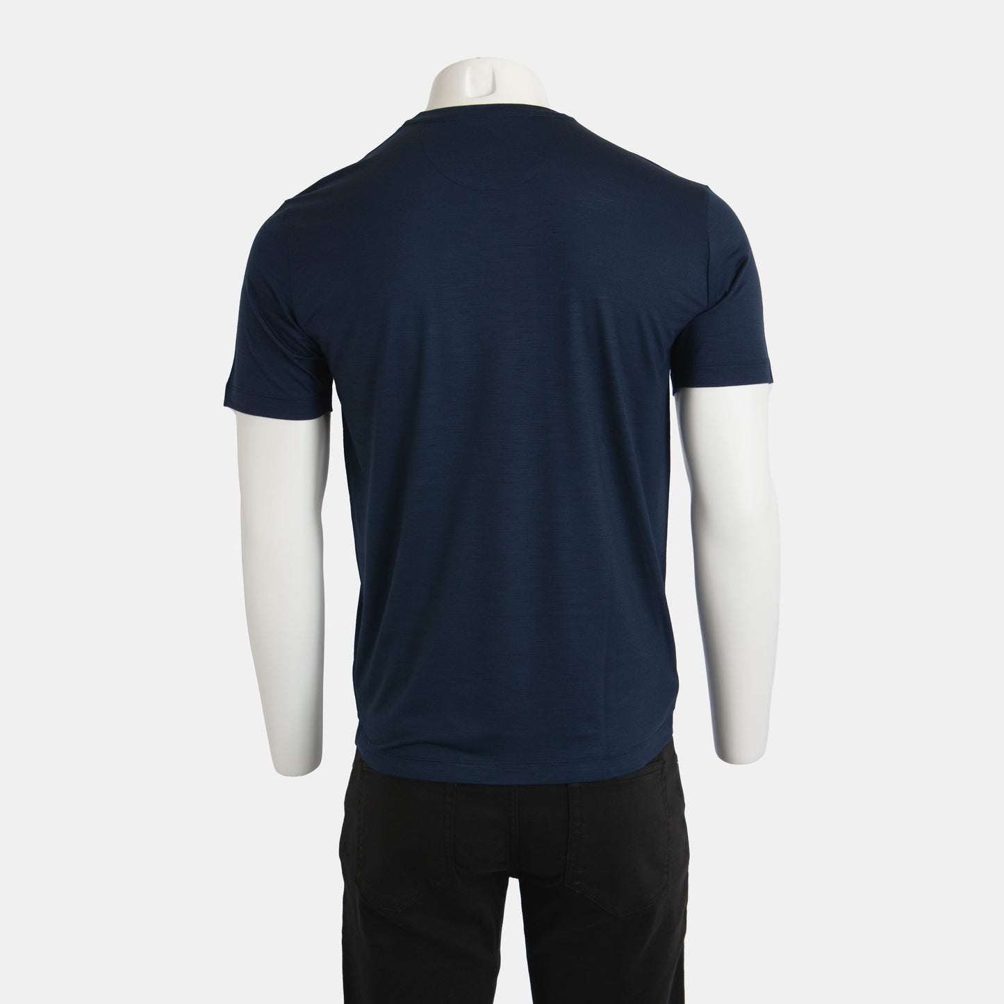 Maurizio Baldassari - The Pure Merino Wool T-Shirt in Navy