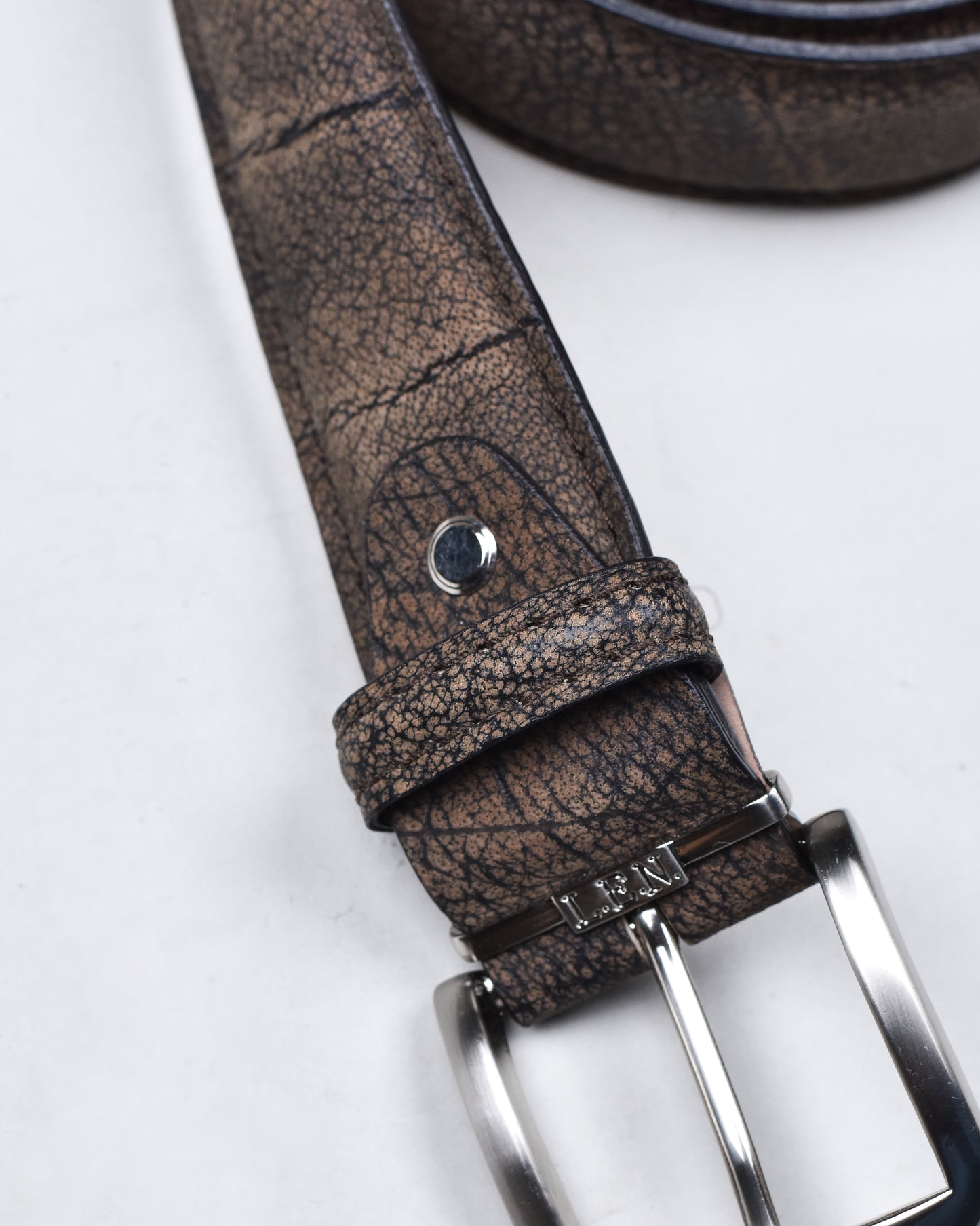 Khaki’s of Carmel - Handcrafted American Bison Brown Belt