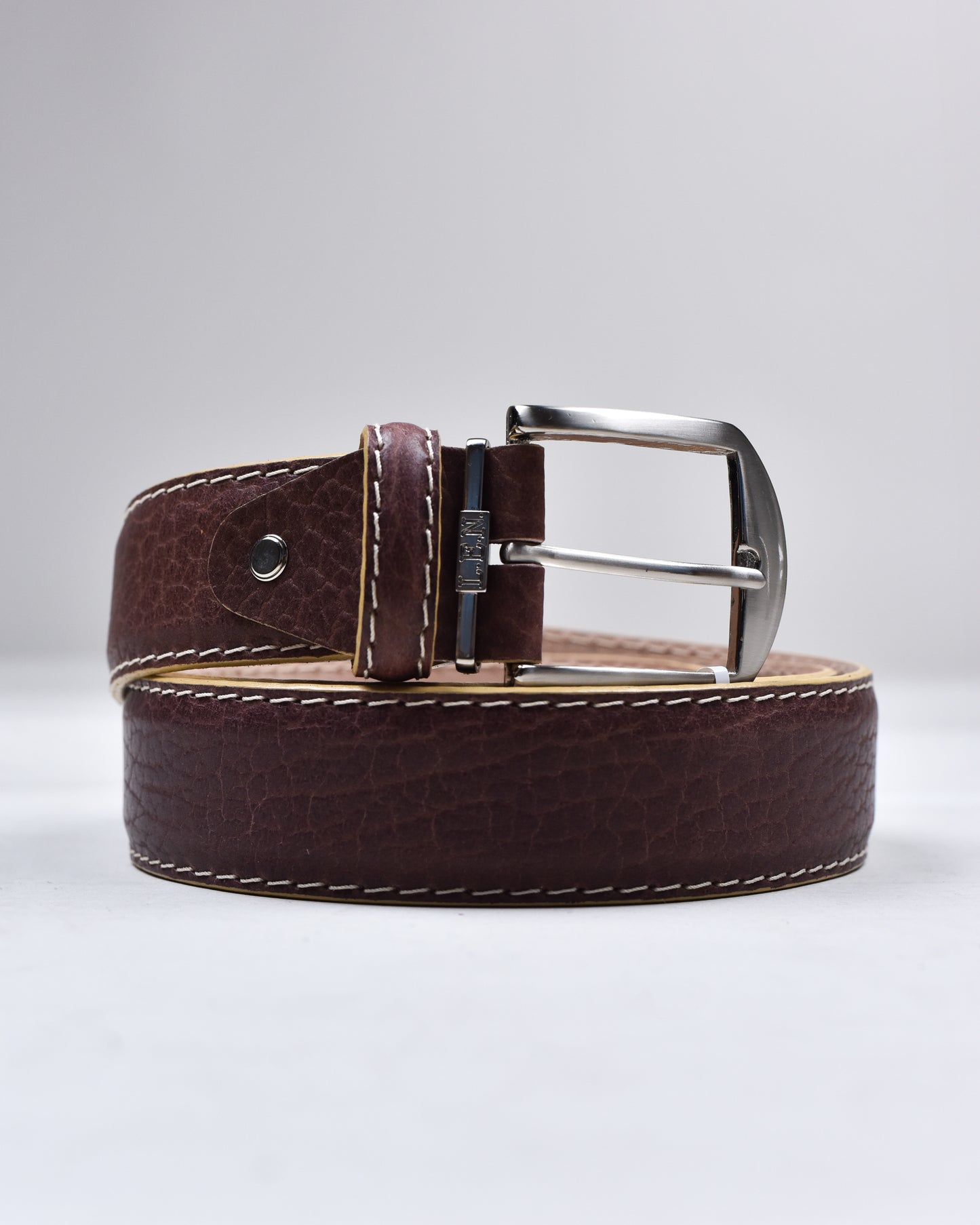 Khaki’s of Carmel - Handcrafted American Bison Beige Belt