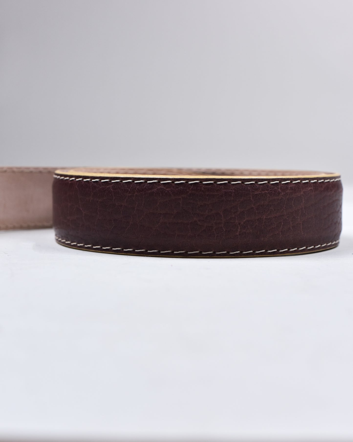 Khaki’s of Carmel - Handcrafted American Bison Beige Belt