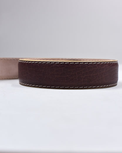 Khaki’s of Carmel - Handcrafted American Bison Beige Belt