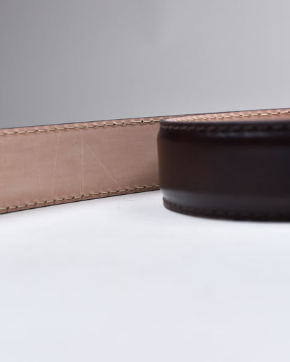 Khaki’s of Carmel - Handcrafted Italian Calf Espresso Belt