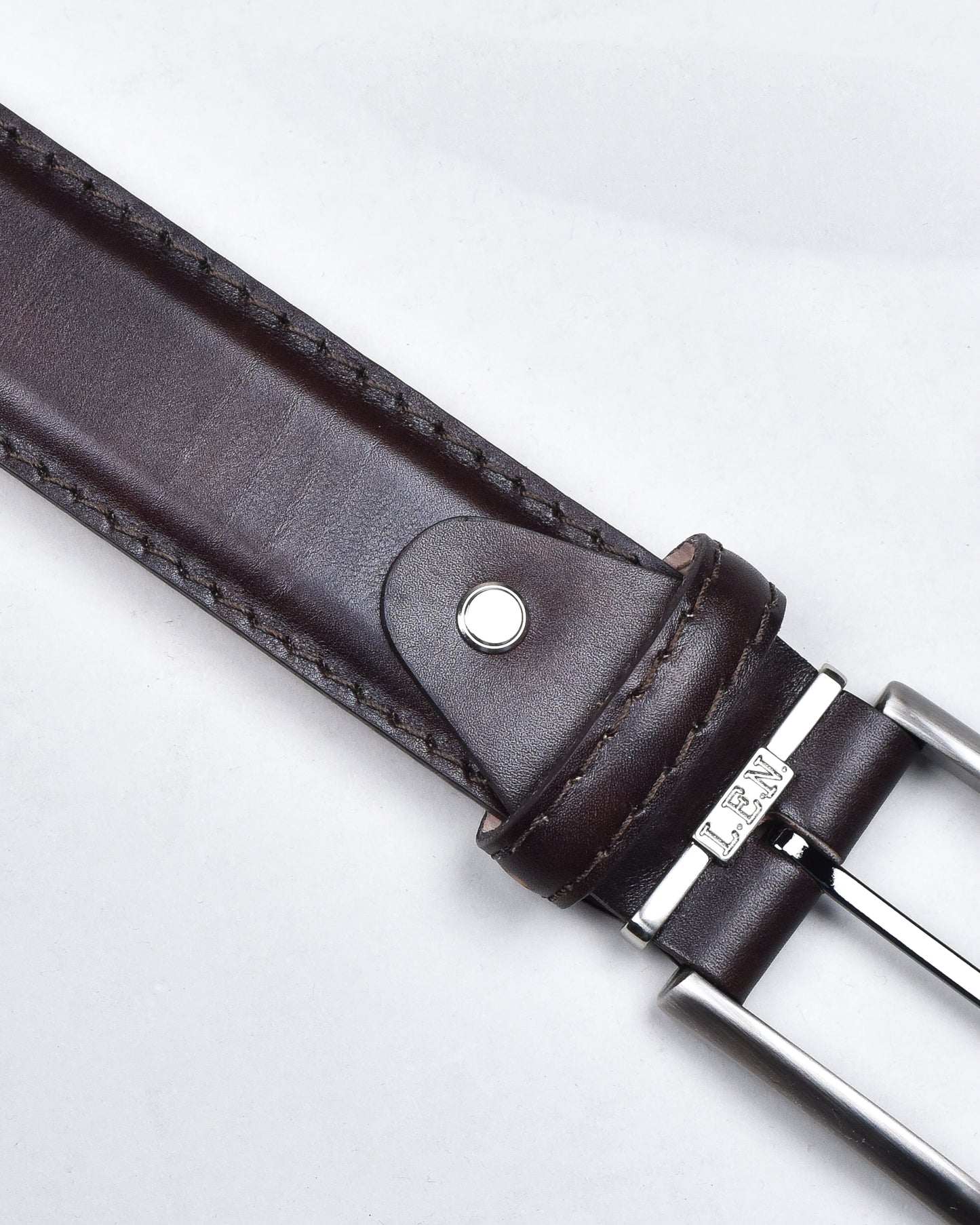 Khaki’s of Carmel - Handcrafted Italian Calf Espresso Belt