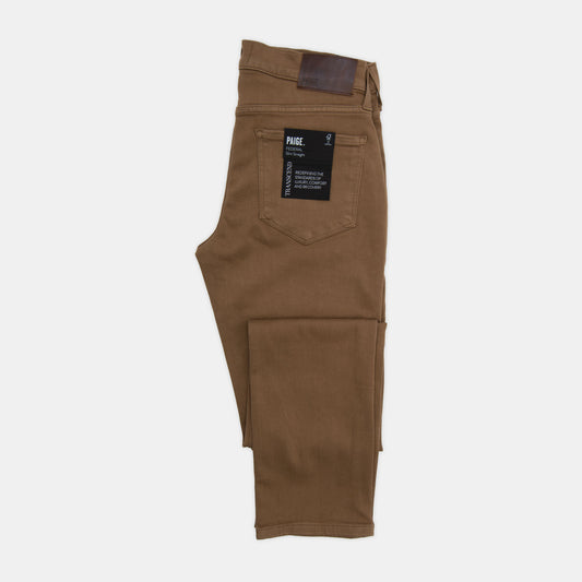 Paige - Federal Slim Straight 5-Pocket Pant in Autumn Leaf