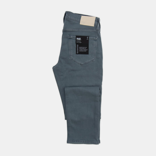 Paige - Federal Slim Straight 5-Pocket Pant in Vintage River Stone Blue