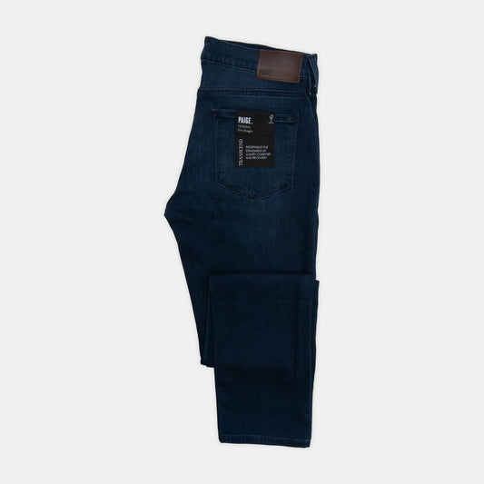 Paige - Federal Slim Straight 5-Pocket Pant in Seymour Dark Denim