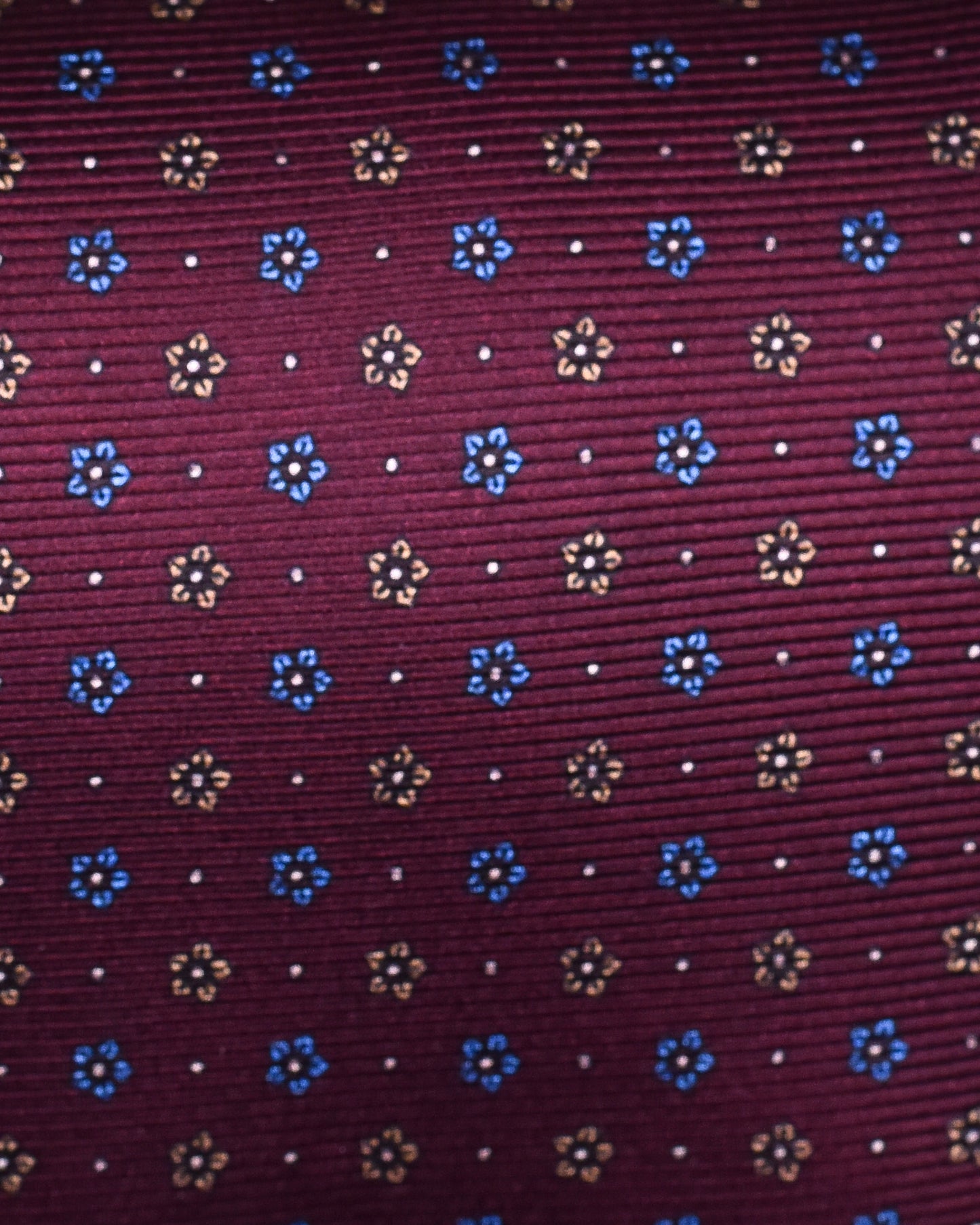 khakis of Carmel - silk printed tie in Burgundy