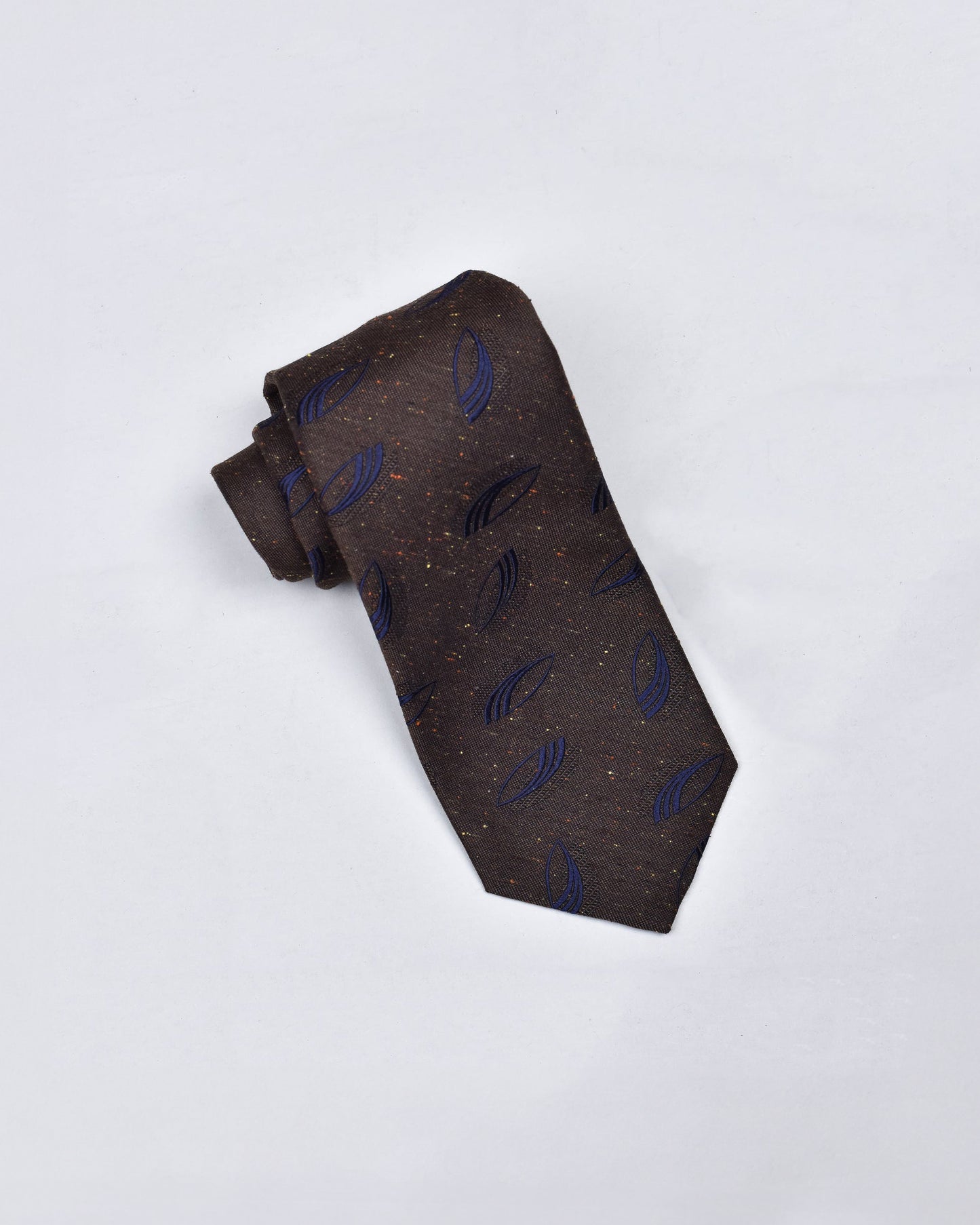 khakis of Carmel - silk printed tie in Brown