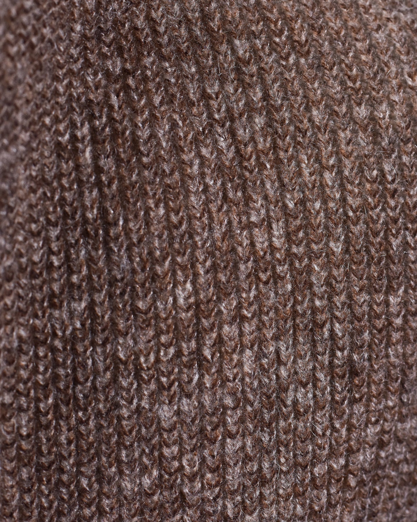 Khakis of Carmel - Brown Wool Knit Button-Front Cardigan