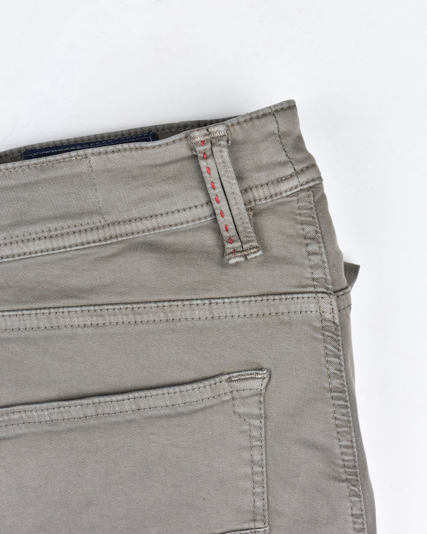 khakis of carmel - Italian Military Green washed denim