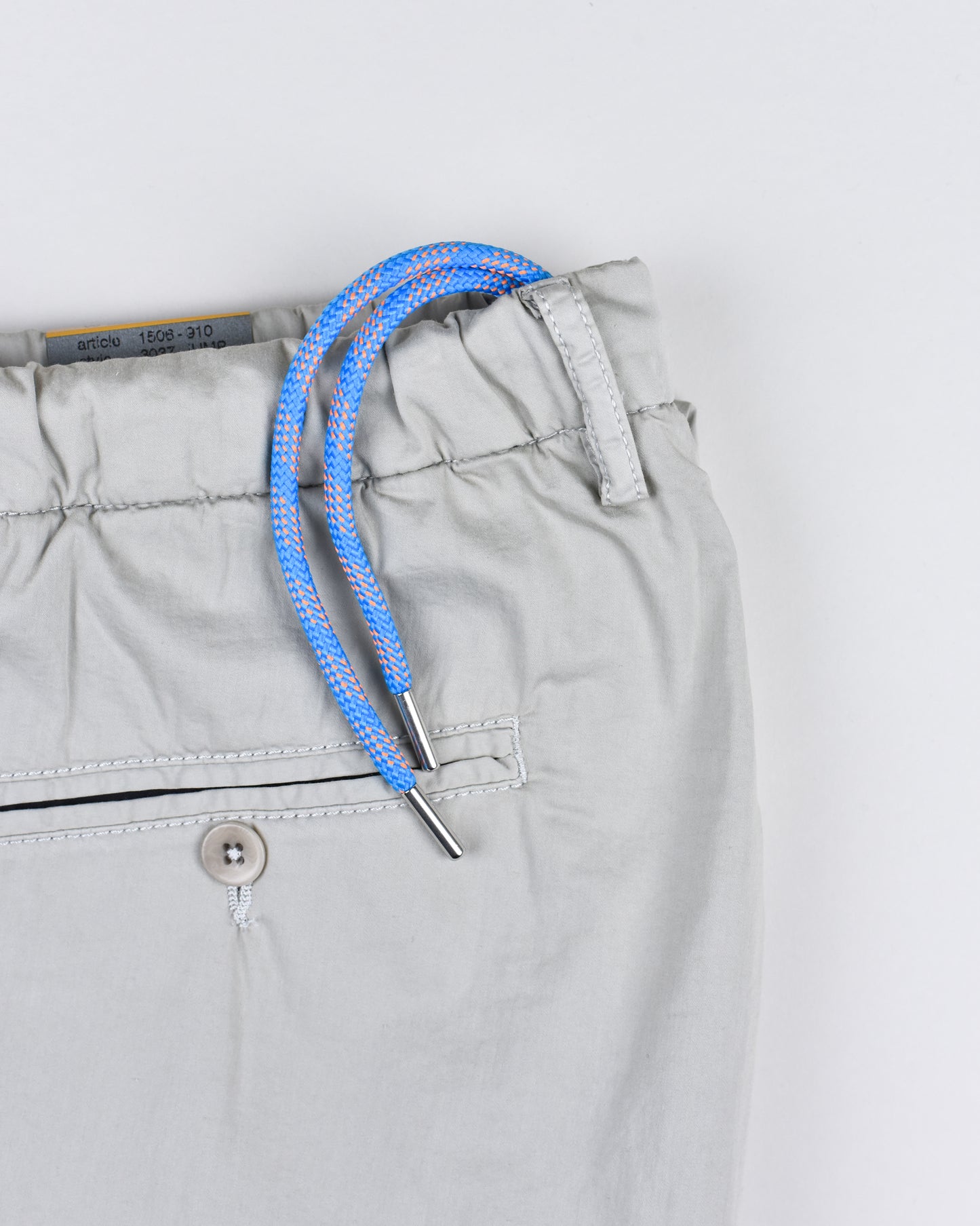 khakis of carmel - Cream Cotton Super Light Slim Pant