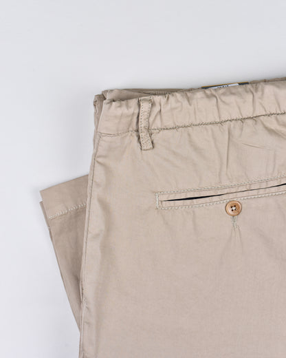 khakis of carmel - Tan Cotton Super Light Slim Pant