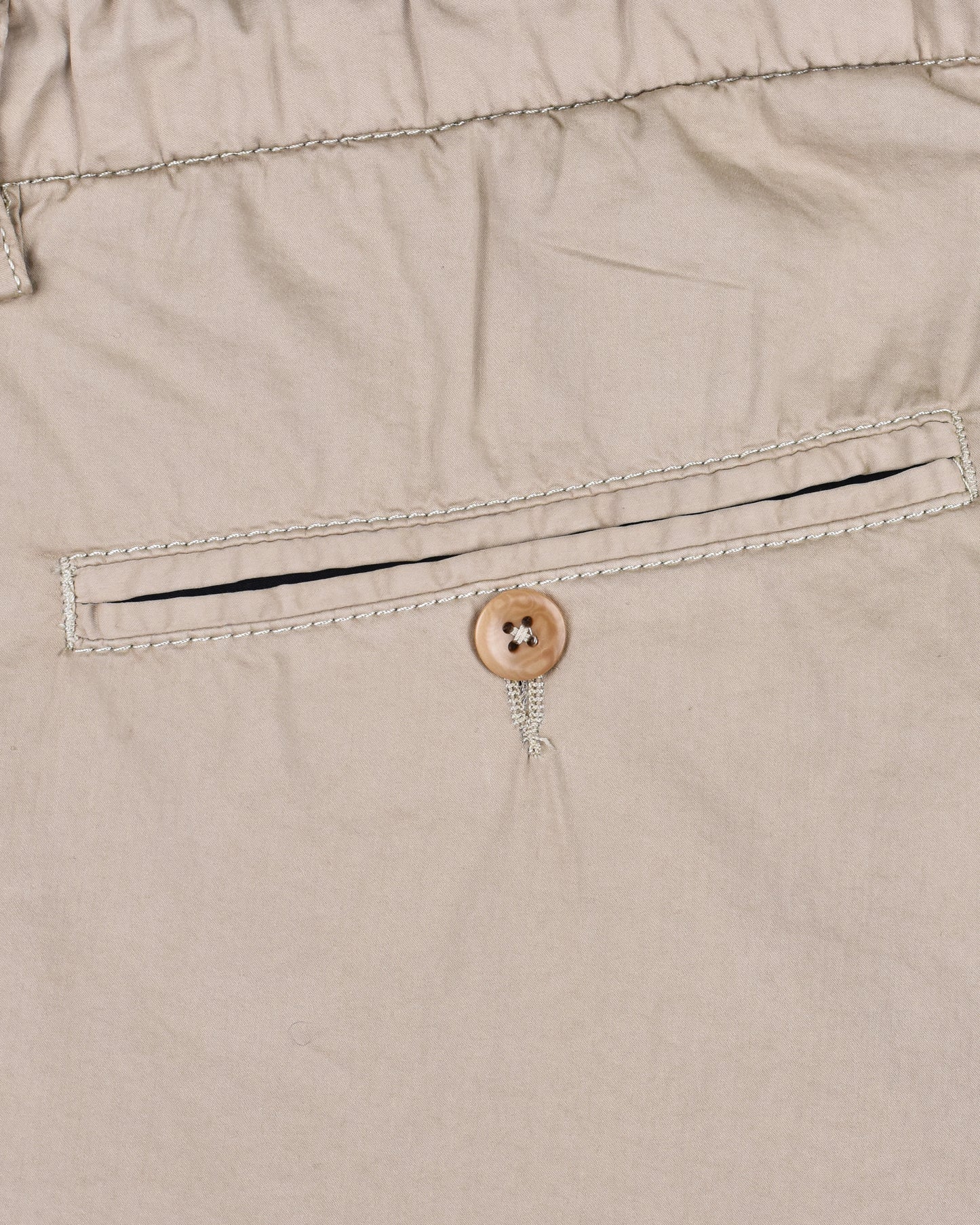 khakis of carmel - Tan Cotton Super Light Slim Pant