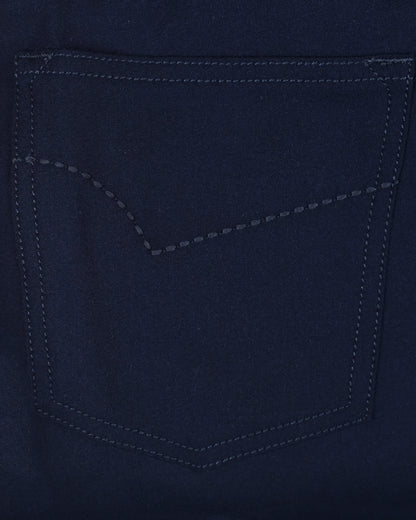 khakis of carmel - Navy Cashmere Trouser