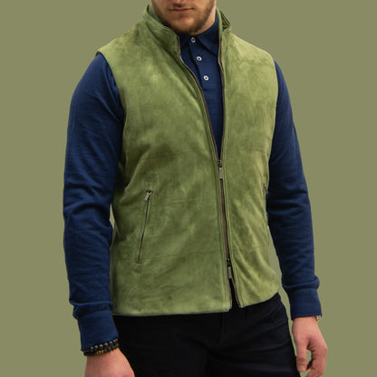 Khaki's of Carmel - Maurizio Baldassari Cashmere Vest in Green
