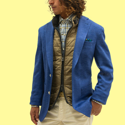 Jack Victor - Blue Knit Soft Coat
