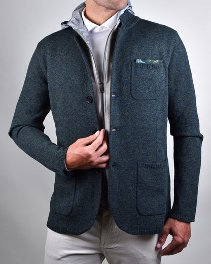 Maurizio Baldassari - Green Winter Mouline Soft Jacket