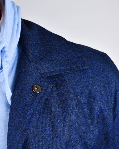 Isaia - Navy Blue Button up Jacket