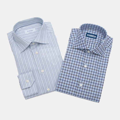 Khaki’s of Carmel - Blue Print Dress Shirt