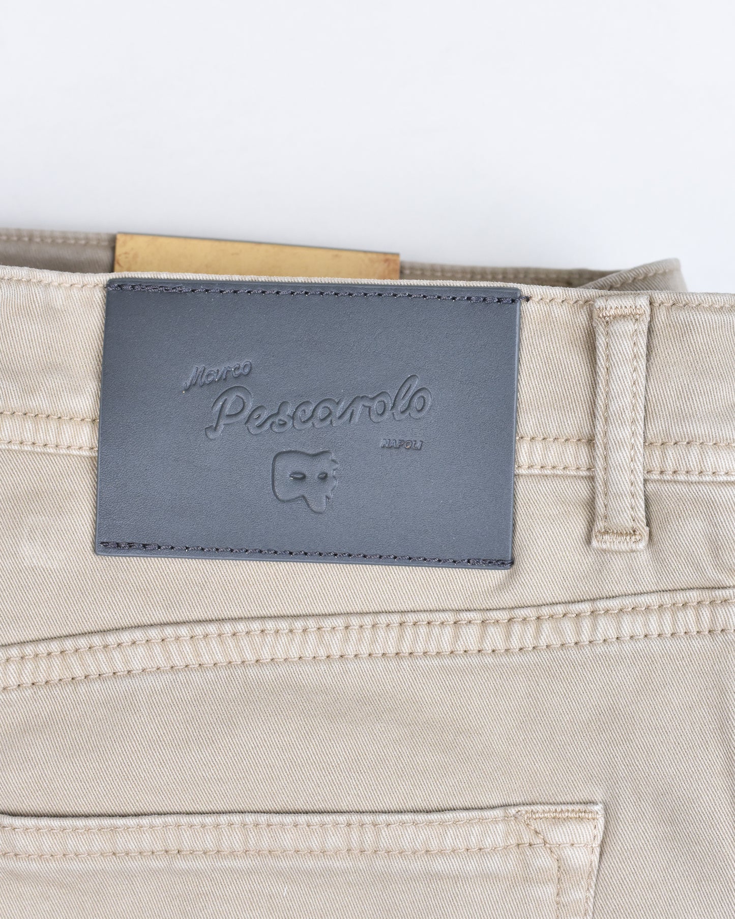 khakis of carmel - Tan Classic Denim Five Pocket Pant