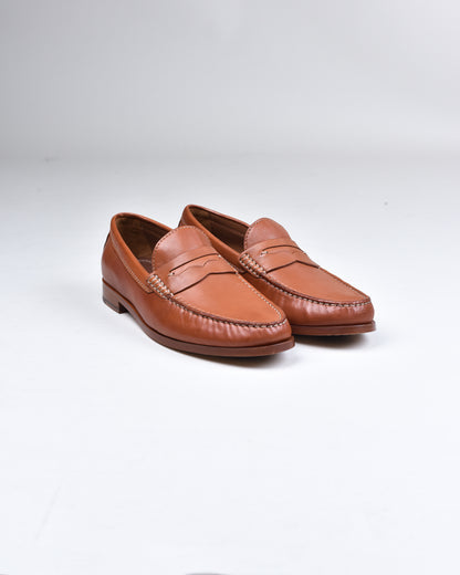 Johnston & Murphy - Cognac Bladwin Penny Loafer