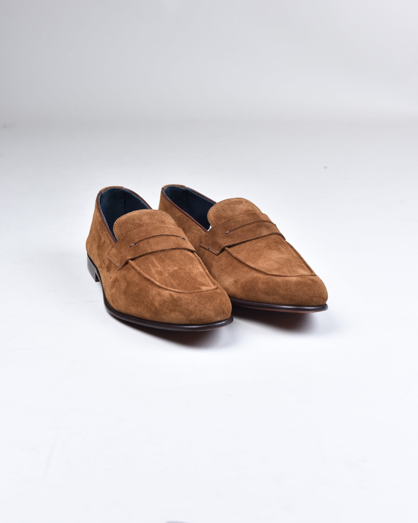 Johnston & Murphy - Snuff Suede Taylor Penny