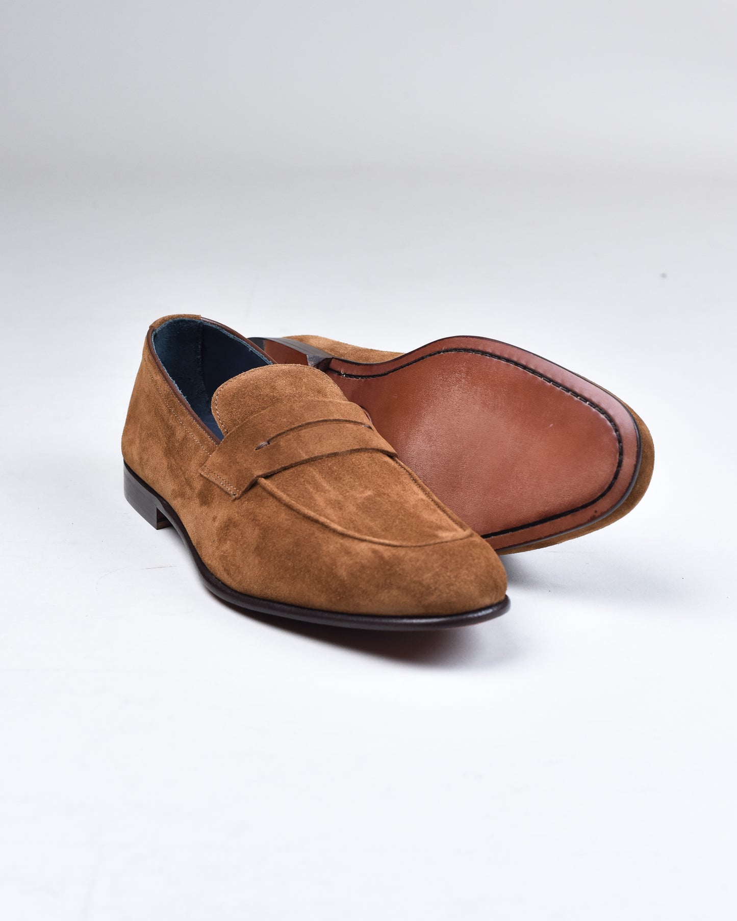 Johnston & Murphy - Snuff Suede Taylor Penny