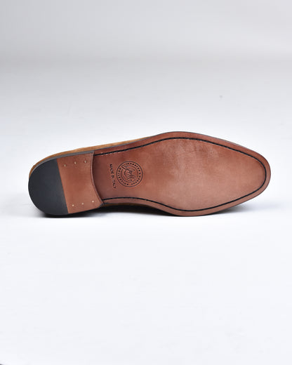 Johnston & Murphy - Snuff Suede Taylor Penny