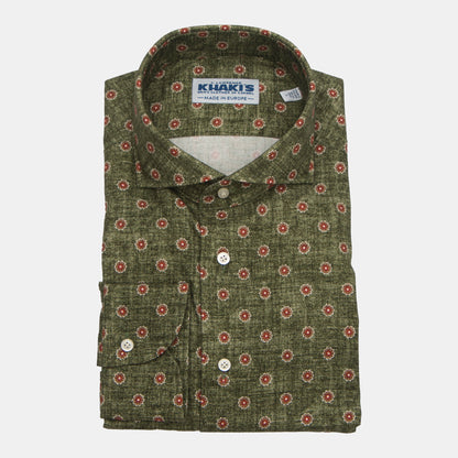 Khaki’s of Carmel - Olive Print Shirt