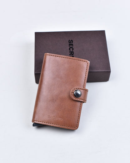 Secrid - Miniwallet in Vintage Cognac