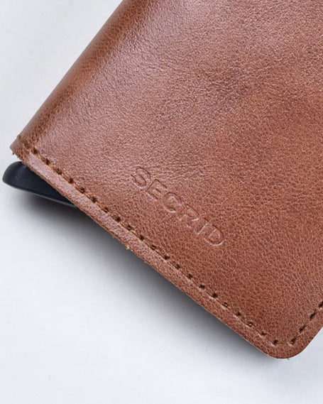 Secrid - Miniwallet in Vintage Cognac