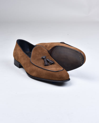 Di Bianco - Cache Suede Tassle Loafer