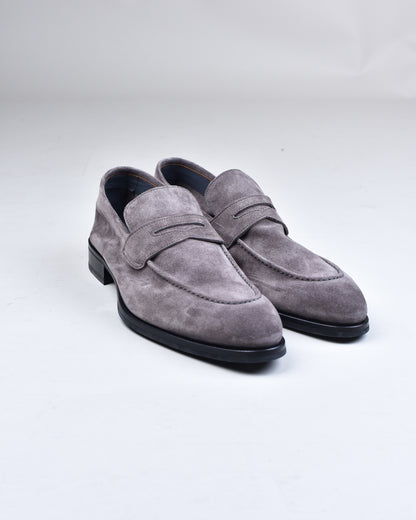 Di Bianco - Silver Suede Loafer