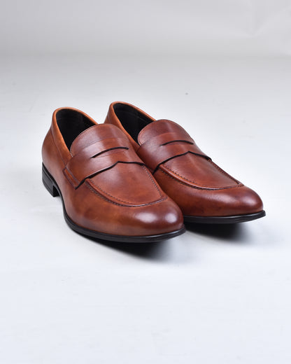 G.Brown - Cognac Cannon Penny Loafer