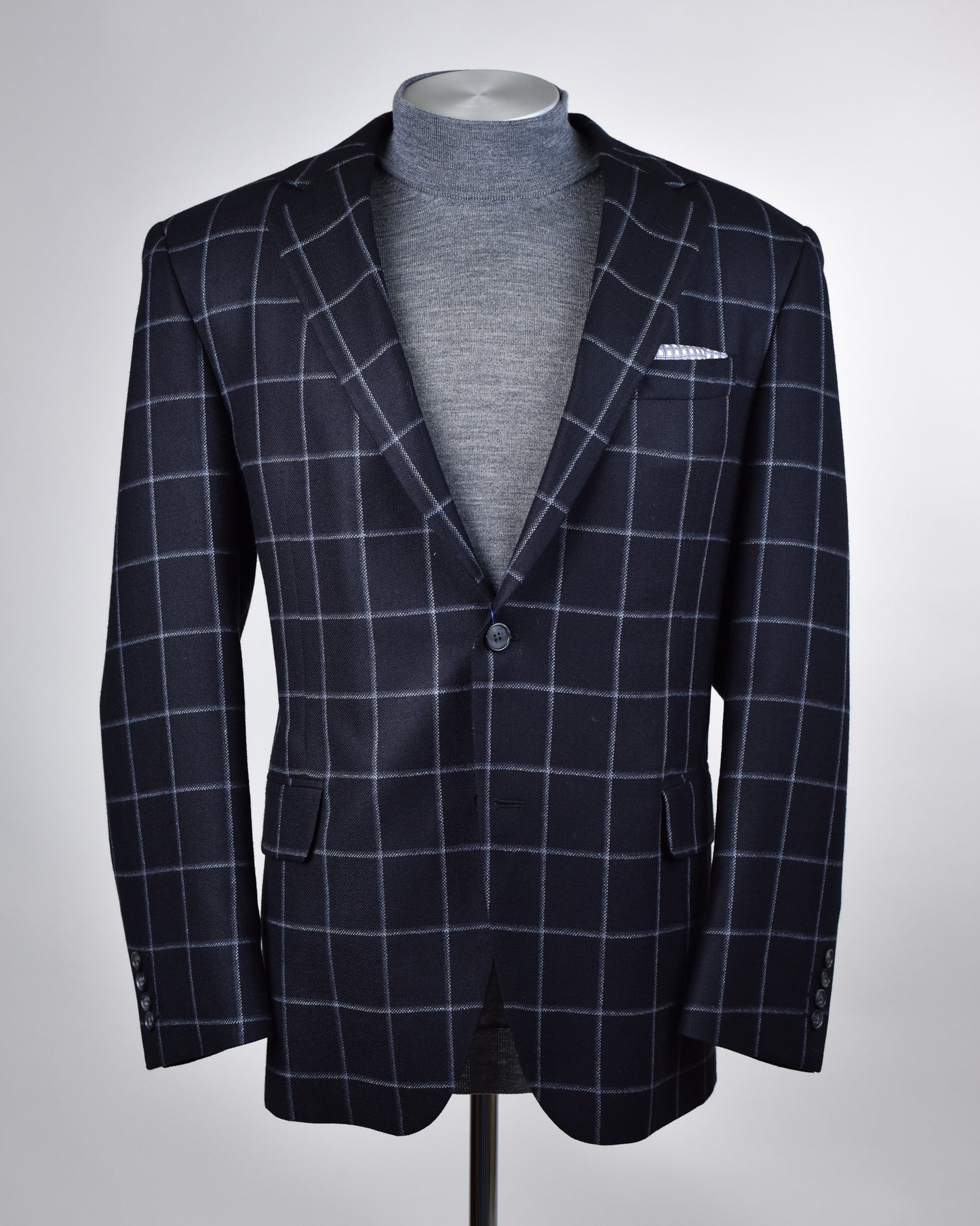 The Basement - Coppley Black Checked Coat