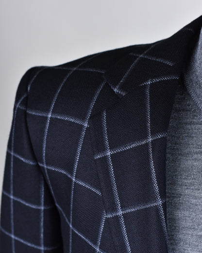 The Basement - Coppley Black Checked Coat