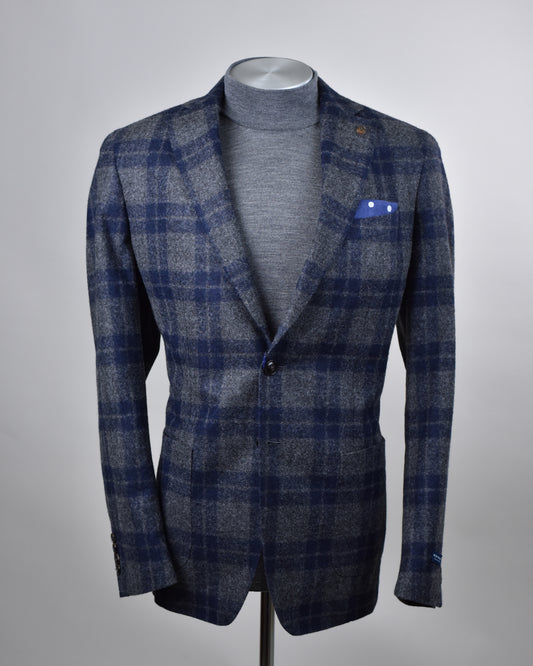 The Basement -  Peter Millar Charcoal Checked Coat