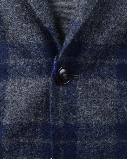 The Basement -  Peter Millar Charcoal Checked Coat