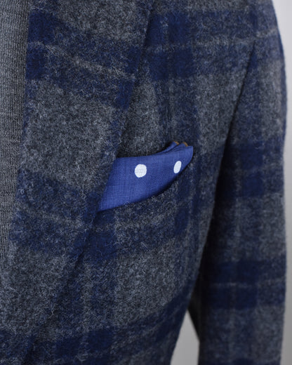 The Basement -  Peter Millar Charcoal Checked Coat