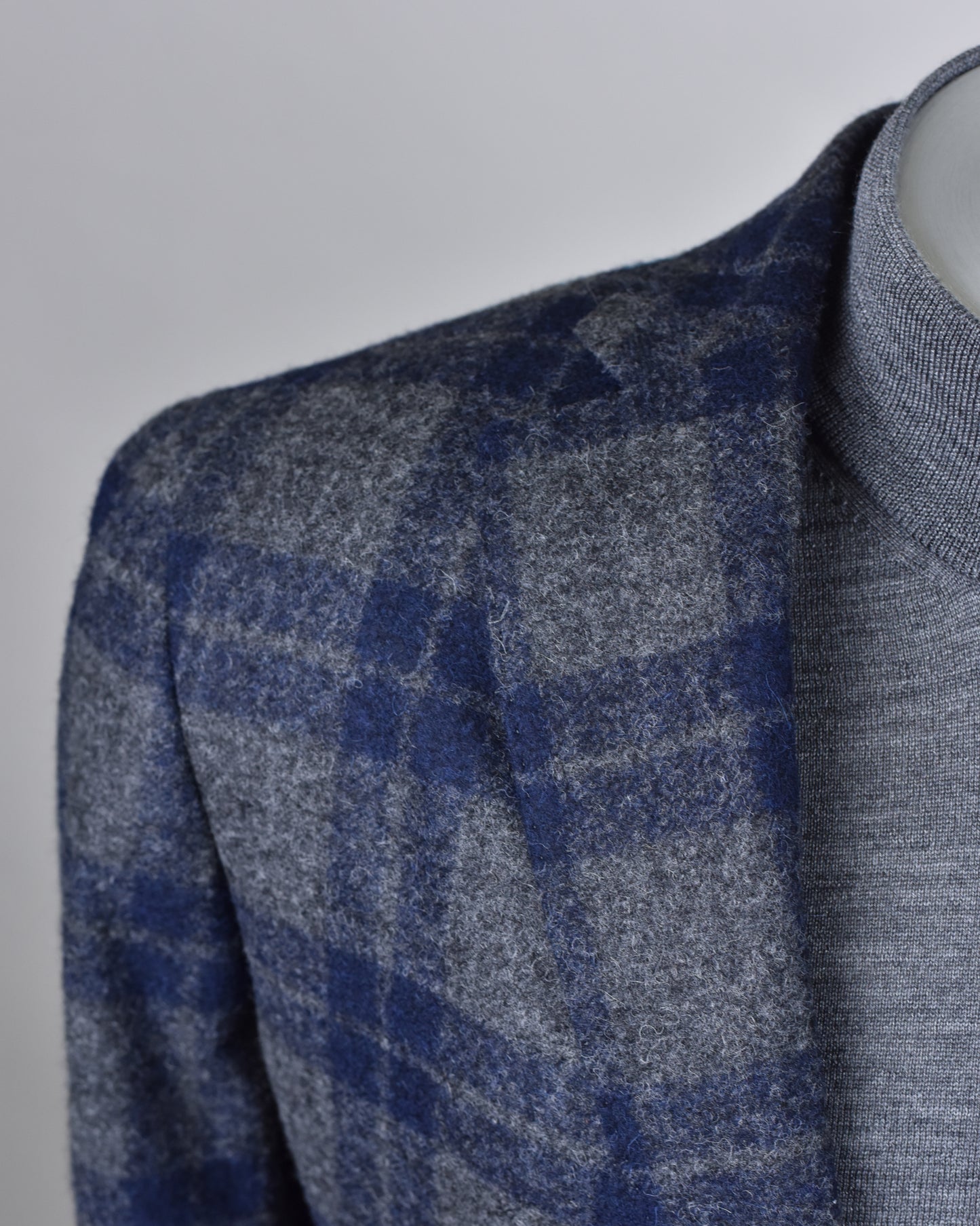 The Basement -  Peter Millar Charcoal Checked Coat