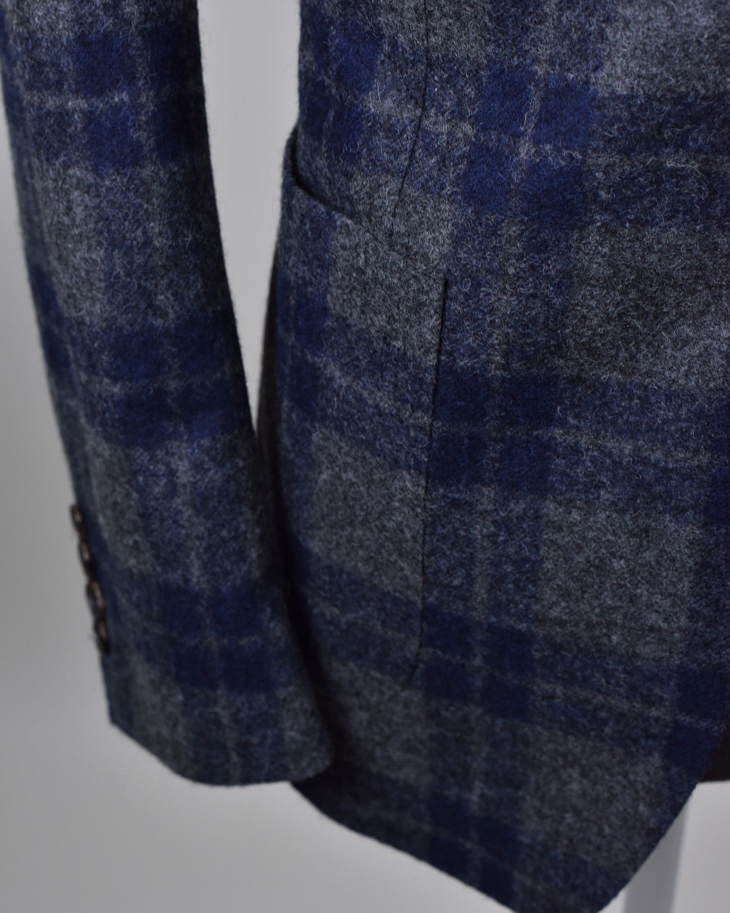 The Basement -  Peter Millar Charcoal Checked Coat