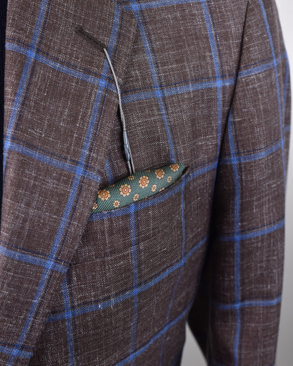 The Basement -  Coppley Brown Checked Coat