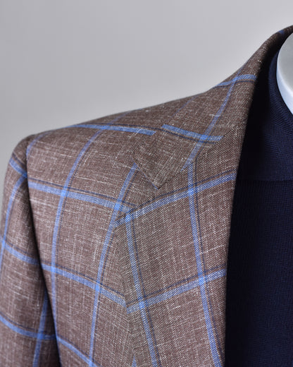 The Basement -  Coppley Brown Checked Coat