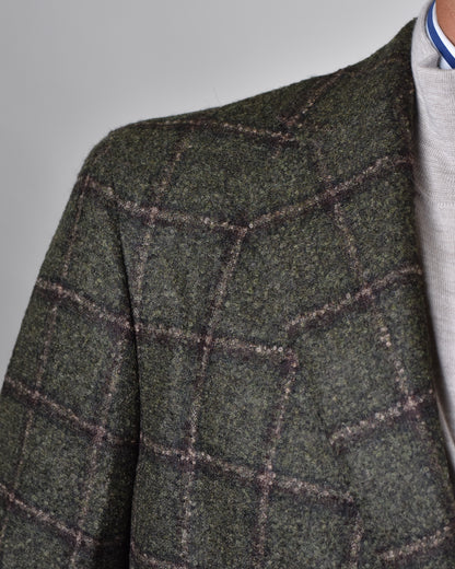 L.B.M 1911 - Olive checked Sport Coat