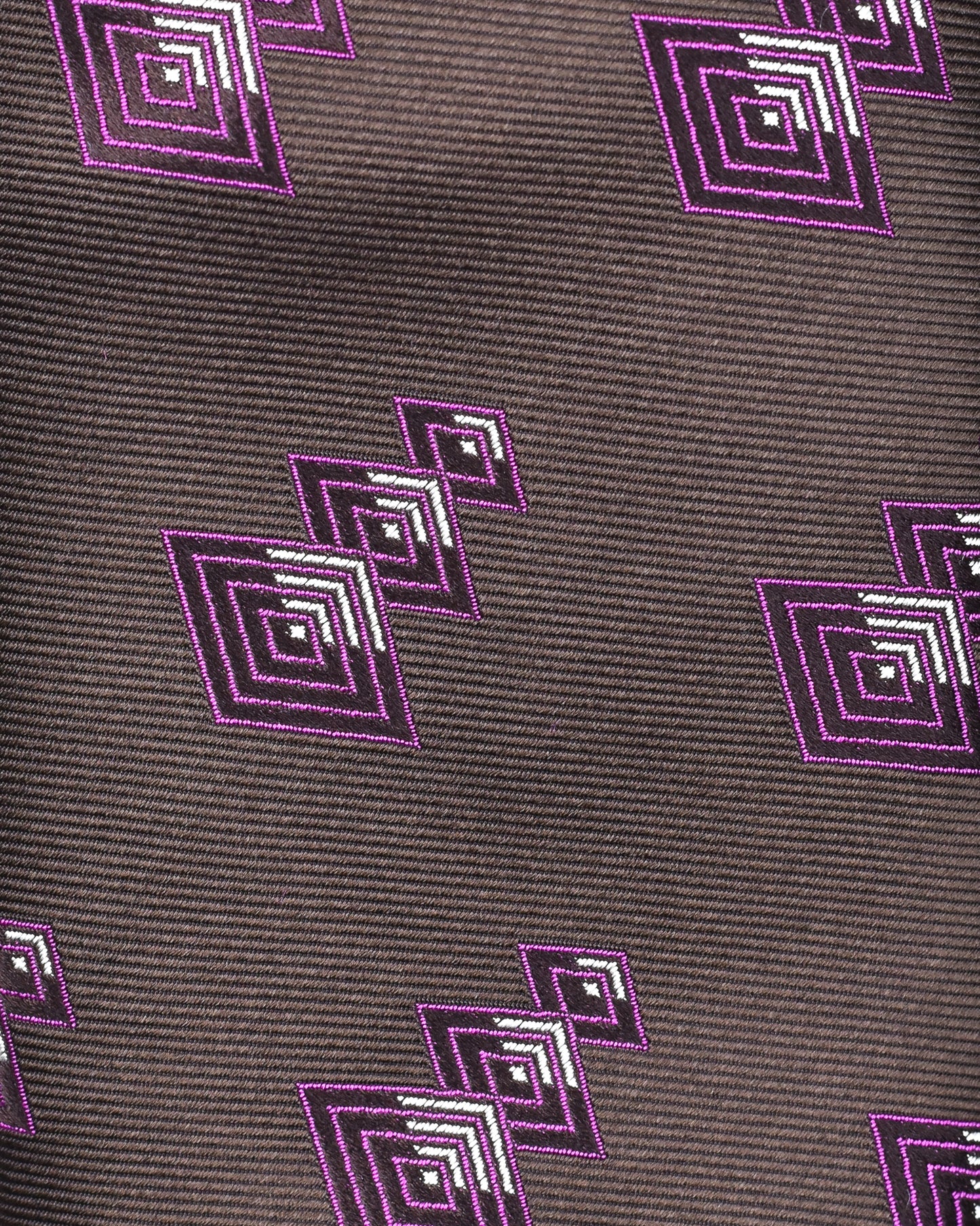 khakis of Carmel - silk printed tie in Brown and Pink