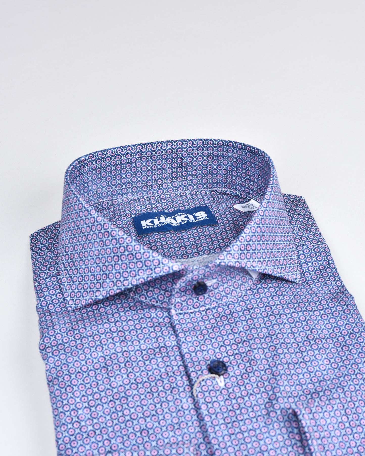 Khaki’s of Carmel - Purple Technical Patterned Shirt