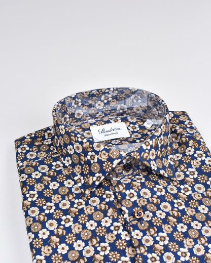 Khaki’s of Carmel - Navy Technical Patterned Shirt