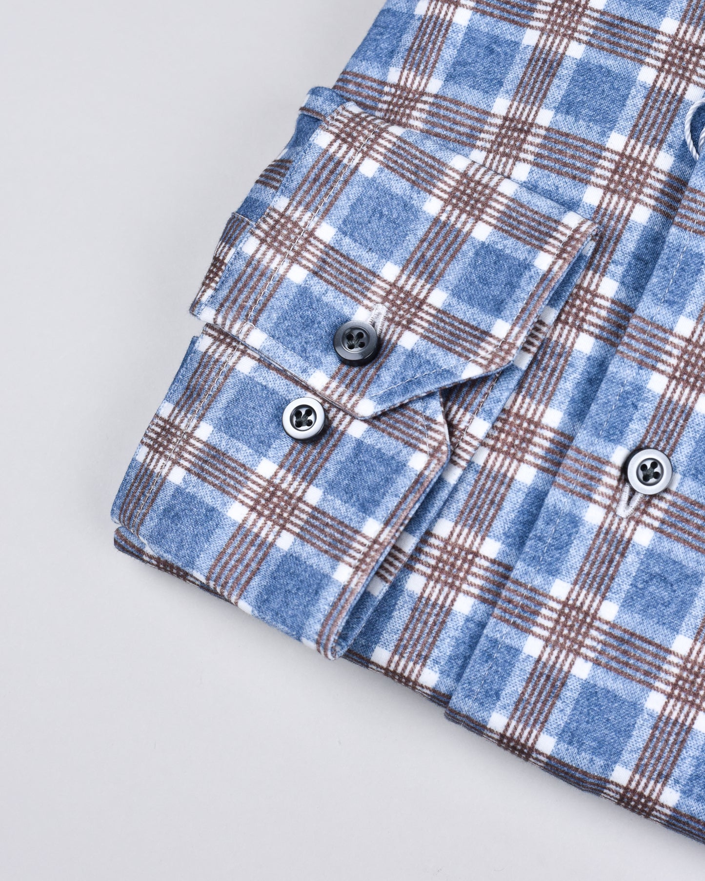 Khaki’s of Carmel - Blue Technical Striped Shirt