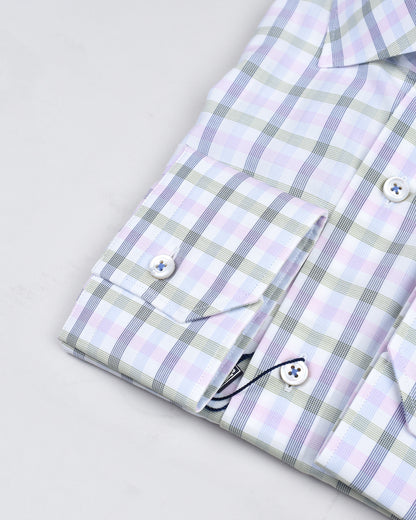 Khaki’s of Carmel - Pink Technical Patterned Shirt