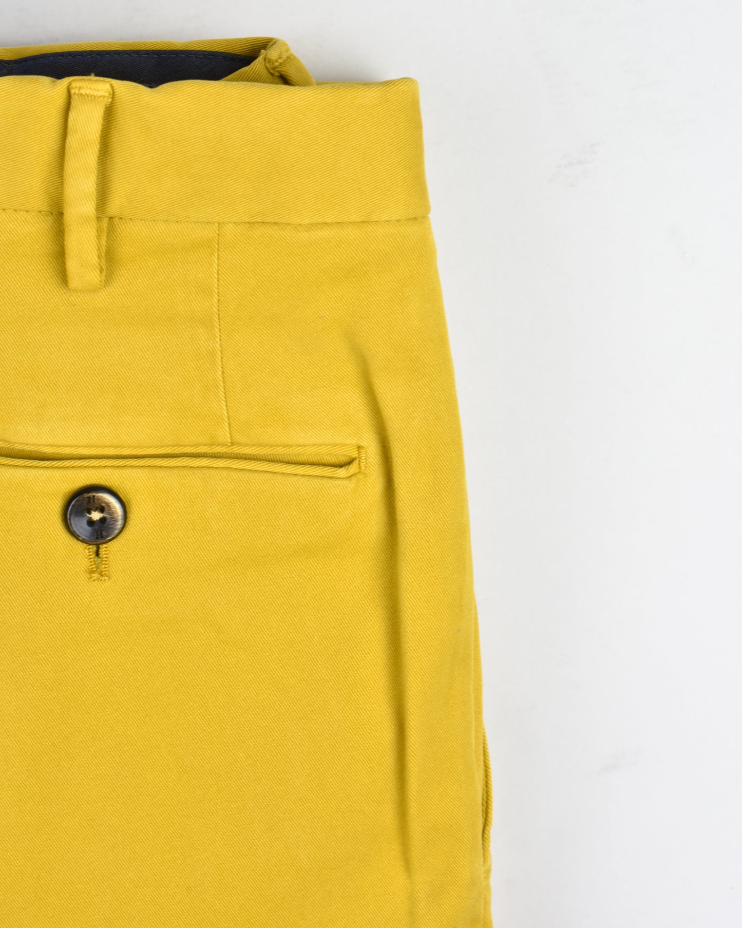 khakis of carmel - Yellow Meyer Bonn Slim Straight Trouser